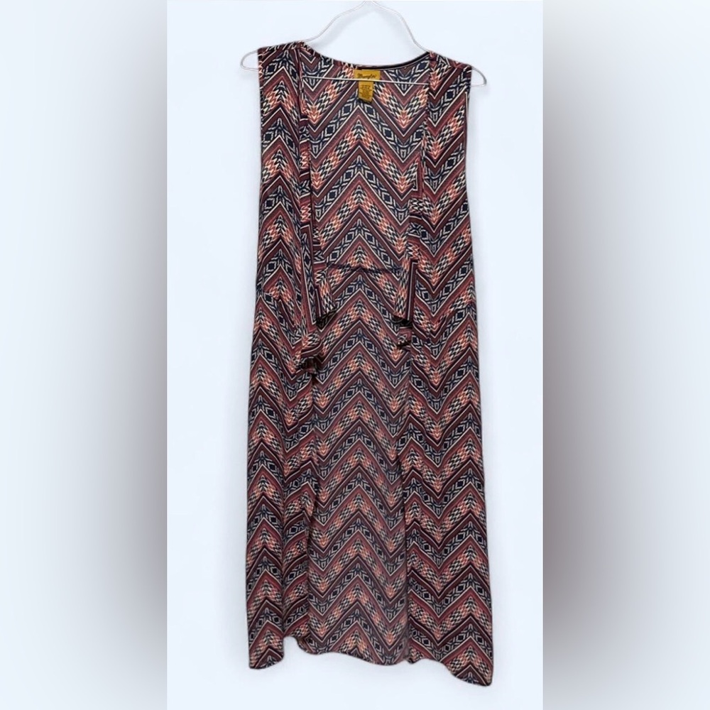 Wrangler Chevron-Pattern cardigan size medium
